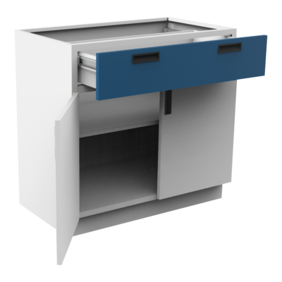 A3-070 Puerta, cajón y entrepaño - puerta doble