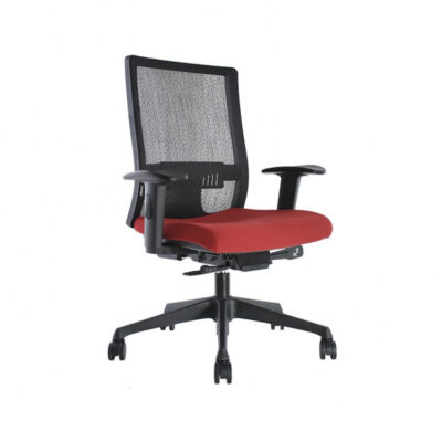 BM 8150 silla operativa para dirección, respaldo alto tapizado en malla